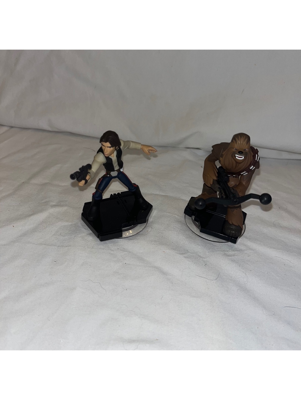 Lot of Disney Infinity 3.0 Star Wars Figures - Chewbacca & Han Solo